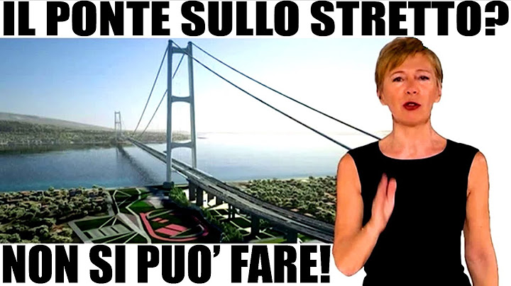 PONTE SULLO STRETTO DI MESSINA? NON SI PUO FARE! GABANELLI #messinasicily #pontesullostretto