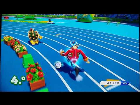 Mario Sonic Rio 2016 Team Dr Eggman Gets Last Place In 4x100 Relay