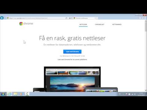 Hvordan installere Google Chrome på PC