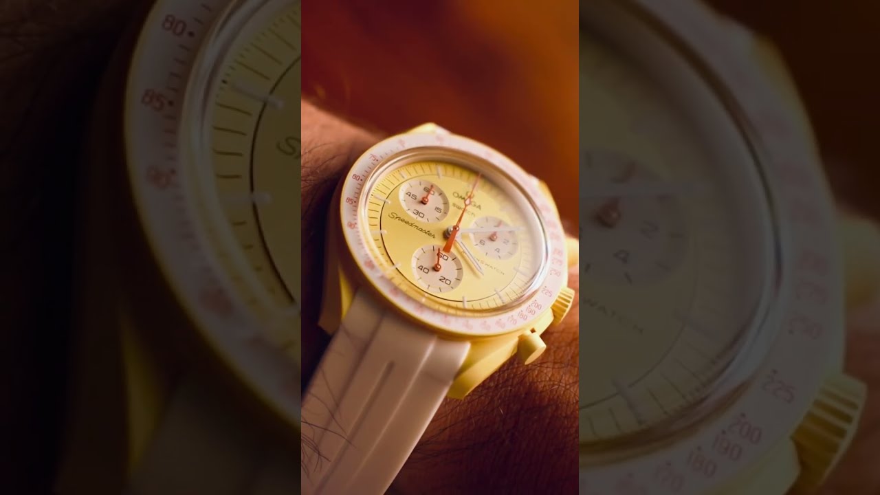 時計 OMEGA MoonSwatch Mission to the Sun NEW Swatch x Omega Bioceramic Moonswatch Mission To The Sun