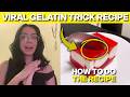 Learn The New Viral Gelatin Trick Recipe (How To Make The Bariatric Gelatin Method Step By Step)