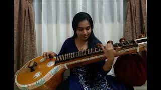Hai Rama Yeh Kya Hua | Veena Cover | Vidya Viswanath