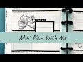 Mini Happy Planner Plan With Me - April 22-28, 2019 - Botanicals