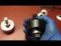Making a flared hole in a sheet of aluminum Making a flared hole in a sheet of aluminum