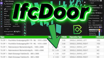 Door Schedule from IFC with Bonsai BIM