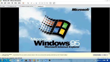 Windows 95! (How to install on VMware!)