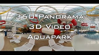 360 VR Панорама Аквапарк &quot;На гребне волны&quot; СКК Галактика Когалым - Video panorama Aquapark Kogalym