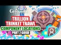 Trillion Trinket Trawl Event Guide Part 2 | All Animal Component Locations | Genshin Impact 4.6