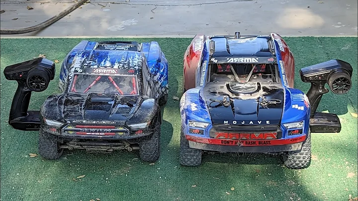 ARRMA Mojave 4S vs ARRMA Senton 3S SPEED COMPARISON (bone stock)