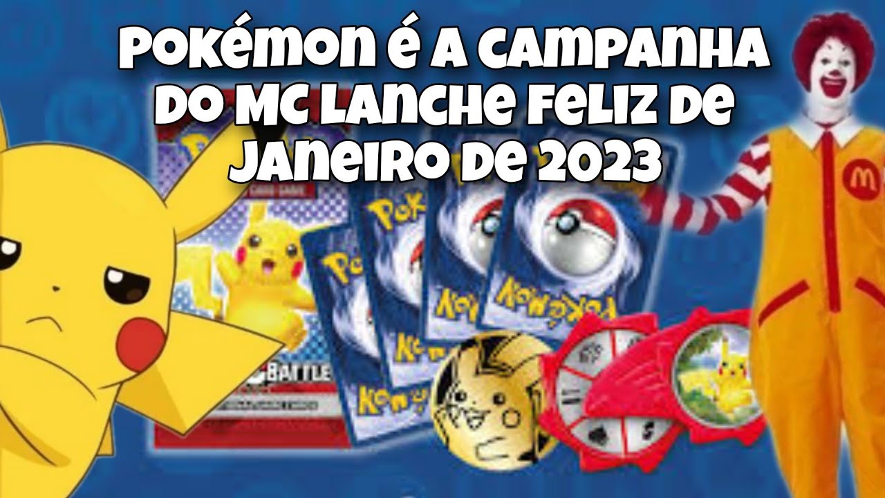 McDonald's convida famílias a se tornarem treinadores Pokémon com nova  campanha do McLanche Feliz