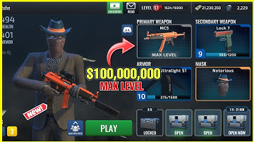 *Max Level* SPENDING $100,000,000 On  MC5 Lv.13 SMG| Armed Heist Gameplay