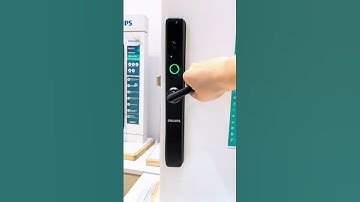 Khoá thông minh cửa nhôm Philips DDL608 - đạt chuẩn IP65 chống bụi chống nước, 4 phương thức mở khoá