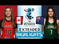 Canada 🇨🇦 vs Australia 🇦🇺 | 3RD PLACE GAME EXTENDED HIGHLIGHTS | #FIBAU17 Women's World Cup