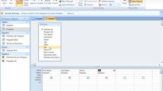 Access 2007 - query Access 2007 - query