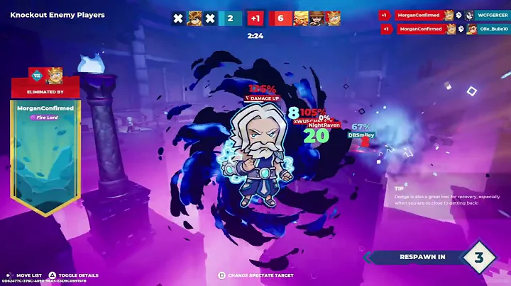 Divine Knockout with my friend