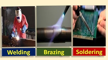 Welding, brazing and soldering differences. Braze vs. Weld. Beginner how to Solder