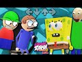 Spongebob meets dave and bambi in friday night funkin