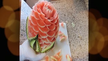 Nghệ thuật đến từ đôi bàn tay khéo léo phần 1| Cắt tỉa dưa hấu| Art in Watermelon show