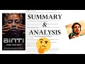 Summary and analysis of BINTI (Nnedi Okorafor)