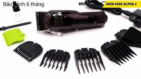Không nên mua Tông đơ pin lưỡi kép chuyên fade Black Skin Fade Alpha 2 khi chưa xem video này