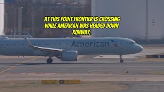 How did ATC miss this? 😱💥 American 2473 Collision Averted #aviation #atc #planespotting