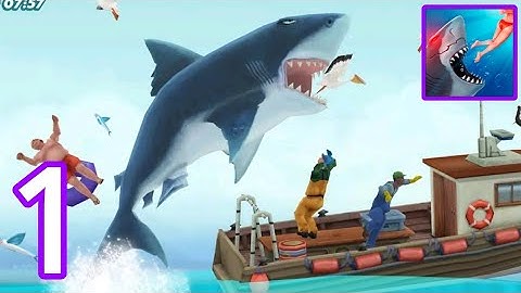 Hungry Shark Evolution - Gameplay Walkthrough Part 1 - Tutorial (Android)