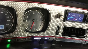 Fitech EFI gauges on 73 AMC AMX