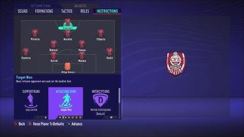 FIFA 21 Custom Tactics - Recreate 4-2-3-1  of CFR Cluj + Instructions - Replicate real system