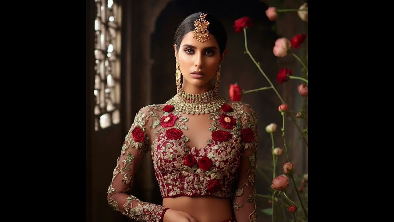 gorgeous bride blause design/trendy bridal blouse //unique bridal blouse designs