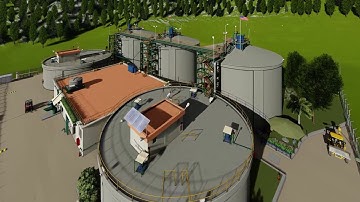 Sewage Plant   3D CAD Model from Point Cloud