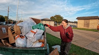 Truck Bed FULL from Dumpster Diving