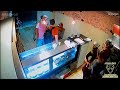 Customer Waits His Turn Perfectly Against Robbers