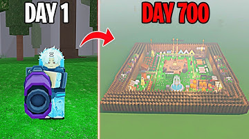 700 Days to Build a Best Strongest Base in 99 in The Forest