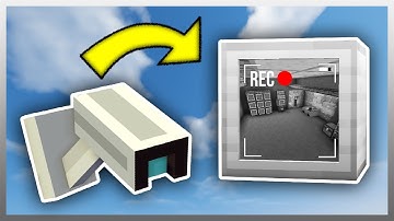 ✔️ Working SECURITY CAMERA in Minecraft!