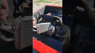 Heater core removal on my 1994 #obschevy #heater #heatexchanger
