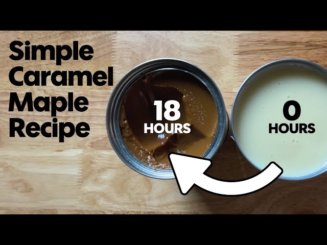 How to make DULCE DE LECHE with condensed milk | MAPLE EDITION