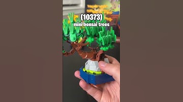 LEGO botanicals (10373) mini bonsai trees review!