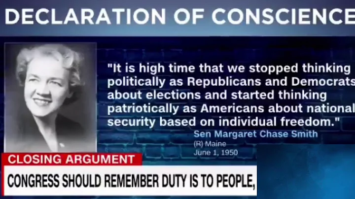 Decoration of Conscience - 1950 - Republican Senator Margaret Chase Smith