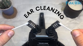 ASMR Most Tingly 👂 Ear Cleaning with Cotton Buds and Rounds, Brush 🎧