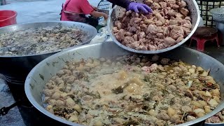 台菜之巔,古早味辦桌菜尾湯,香菇油飯製作/Assam Mustard Green Vegetable Meat Soup,Glutinous Oil Rice Making-台灣街頭美食