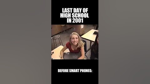 Last Day Of High School In 2001 | #nostalgic #nostalgia #2000skids #shorts