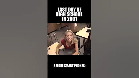 Last Day Of High School In 2001 | #nostalgic #nostalgia #2000skids #shorts