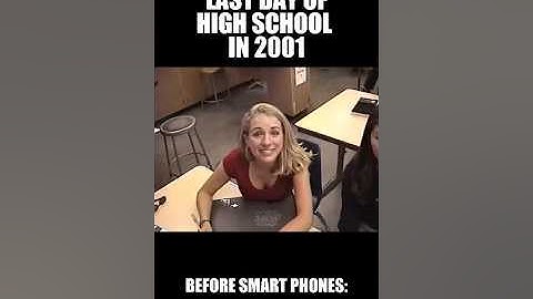 Last Day Of High School In 2001 | #nostalgic #nostalgia #2000skids #shorts