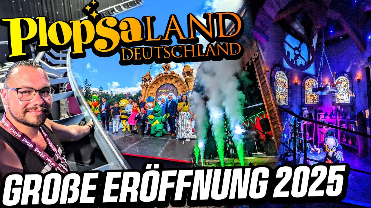Die große ERÖFFNUNG vom PLOPSALAND DEUTSCHLAND - Plopsaland Deutschland Vlog Juni 2025 | Haßloch