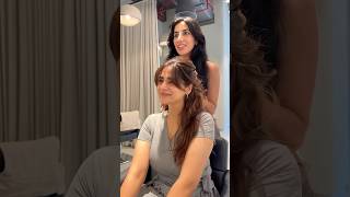 Ayesha Tries Curtain Bangs For The First Time. Ft. Clip In Hairline With Curtain Bangs