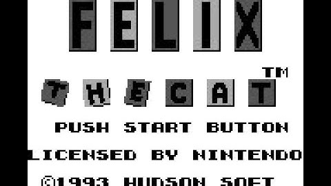 [Longplay] GB - Felix the Cat