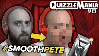 'Chopper' Pete SHAVES OFF His Beard AND EYEBROWS for Charity! (QuizzleMania VII Clip)