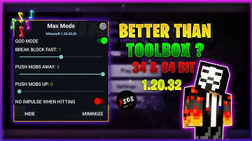 Minecraft 1.20.32 Mod Menu - MAX MOD | ToolBox 32 Bit Premium APK Mediafire