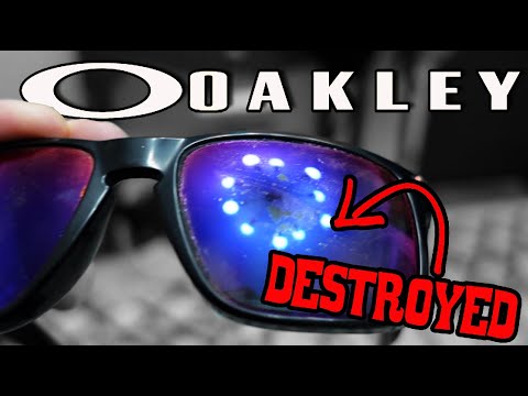 Replacing Damaged Oakley Sunglass Lenses #howto #oakley #shades - YouTube