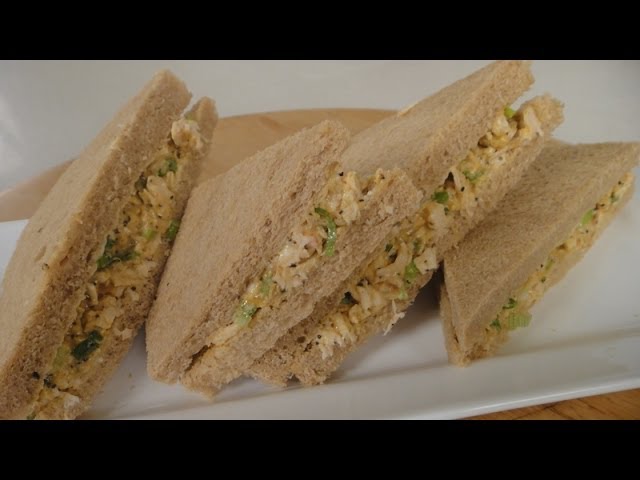 Curried Chicken Tea Sandwich | Sanjeev Kapoor Khazana